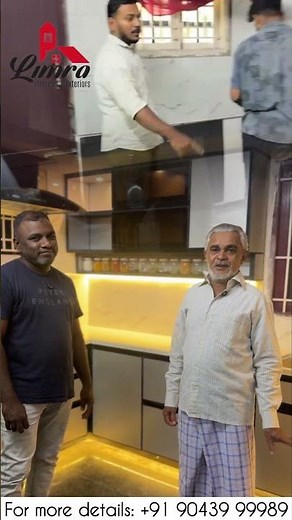 😀 Happy Client Testimonial | #LimraInterior | #interiordesign Aluminium Modular Kitchen