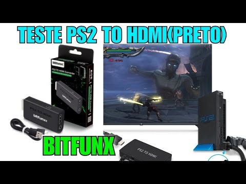 Análise e Teste PS2 to HDMI Preto para PS2