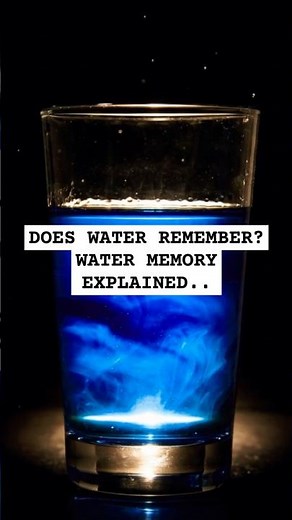 Water Has Memory?! 🤯 The Mystery of Water Memory #Science #Unexplained #unexplained #weird
