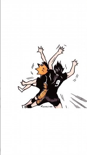 hinata x kageyama core 🤣❤️ #haikyuu #fyp