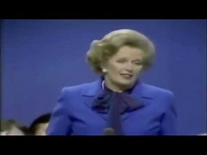 Prime Minister Margaret Thatcher U-turn Speech