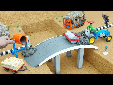 Collapsed wooden bridge | Scientific project on building strong concrete bridges