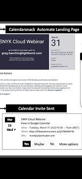 How to create an Rsvp for Mailchimp