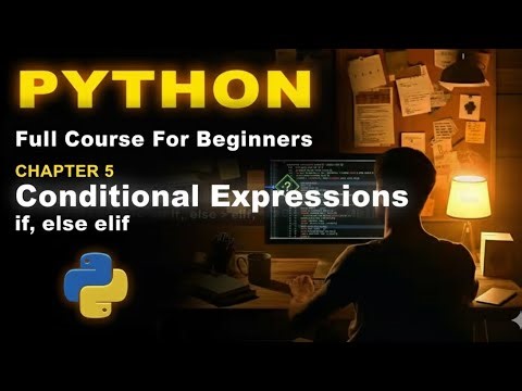 Python Conditional Expressions: IF, ELIF, ELSE Explained for Beginners (Chapter 5)🧑🏻‍💻🔥