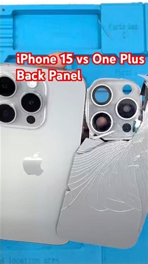 IPhone 15 vs One Plus 9r Back Panel !! #shorts #ytshorts #youtubeshorts #iphone 15 #trending #viral