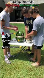 Ranking Funniest Exploding Watermelons... Subscribe please