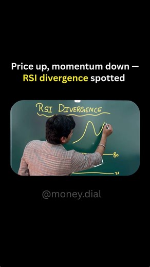 Price Up but Momentum Down? ⚠️ RSI Divergence Explained