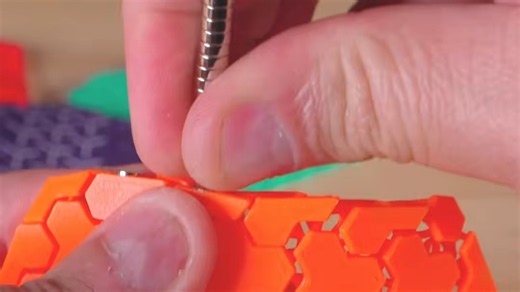 Prusa 3D: 可互连的Truchet装甲织物 | Sean Liang | 3D打印创意