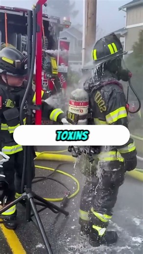 Firefighters always do this after putting out a fire, and there’s a very important reason why!
