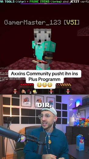 Axxin Community pushes him into the Plus program #stream #shorts