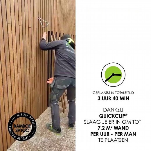 Hoe snel kan je een gevelbekleding plaatsen?