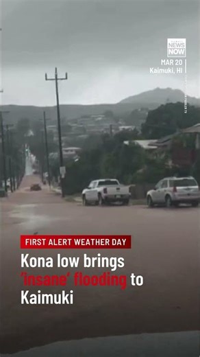 Kona low brings ‘insane’ flooding to Kaimuki