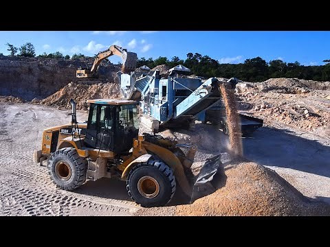The Process of a Limestone Quarry