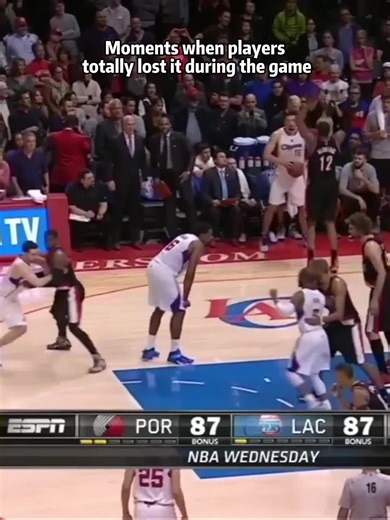 Unforgettable Moments of Players Losing Control in NBA