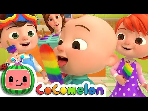 "Rainbow Fruit Popsicles: Kids’ Nursery Rhymes to Cool Down & Sing Along 🌈🍧"