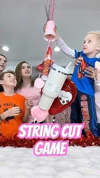 Cut the string : win a prize!! 💝✂️🎁 | Ballinger Family #stringcutgame #familygamenight
