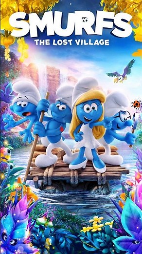 The Smurfs 3 short Explanation | Story of The Smurfs The Lost Village #thesmurfs3 #cartoon #shorts