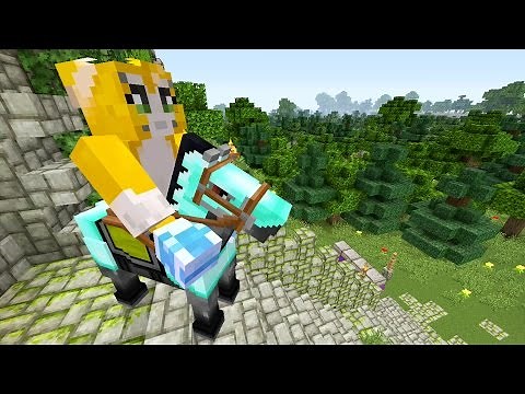 Minecraft Xbox - The Lost Sword - Horsing Around {10}