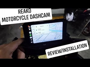 REAKO Motorcycle Dashcam Installation/Review Yamaha Xmax 300
