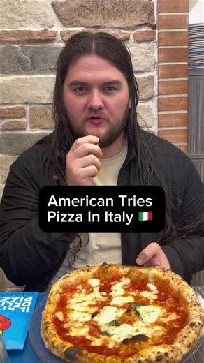 America tries Pizza in Naples, Italy Is this the best pizza in Naples? (📍Starita) #italy #napoli #naples #pizza