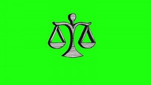 Download Green screen animated 3D scale icon for free