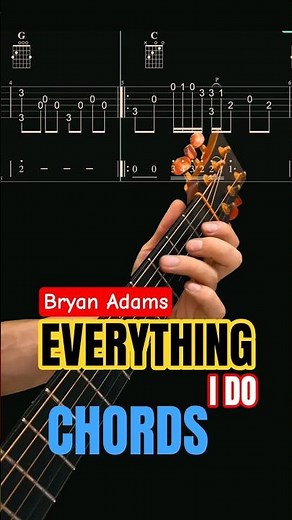 Learn Bryan Adams – Everything I Do Chords in 30 Seconds! (Beginner Friendly) #Music #Viral #shorts