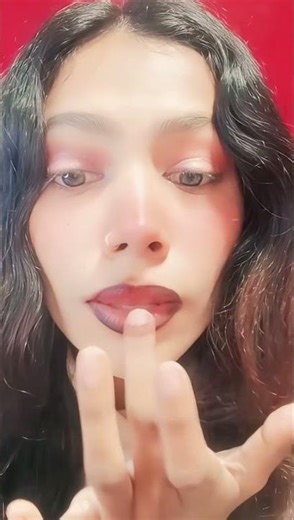 🖤+🧡 lip combo 💋😍#beauty #makeuphacks #shorts #shortsviral#trending #shortsviral