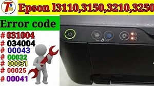 How to Fix Error Code 031004 on Epson L3210, L3110, L3250, L3150 Printer and Redlight Blinking Solut...