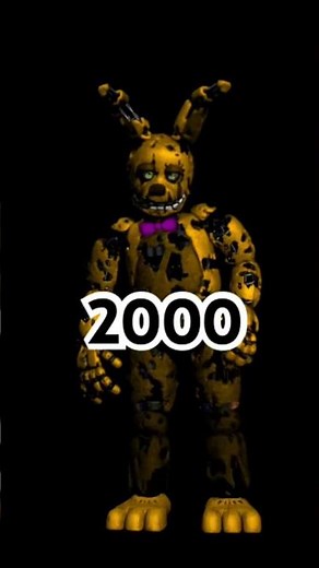 Evolution Of Springbonnie #fnaftimeline