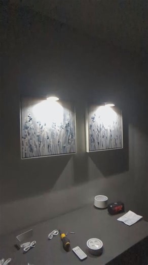 Watch 3 Pack Picture Lights for Wall, Rechargeable Battery on Amazon Live