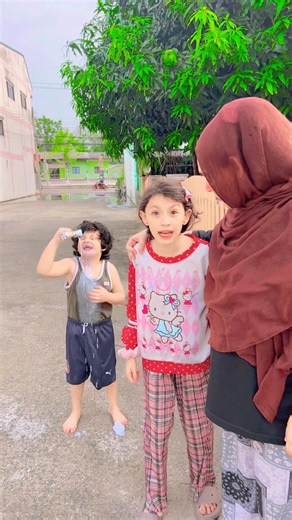 Hey, look! I got milk from school. #funny #comedy #adamfamily #mom #humor #fyp