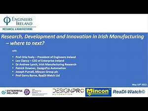 Research, Development and Innovation in Irish Manufacturing - where to next?