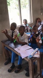 Students playing the note B, A, G, and F on the recorder. #musiceducator #musicperformer #recorder | Nsisong Akpan