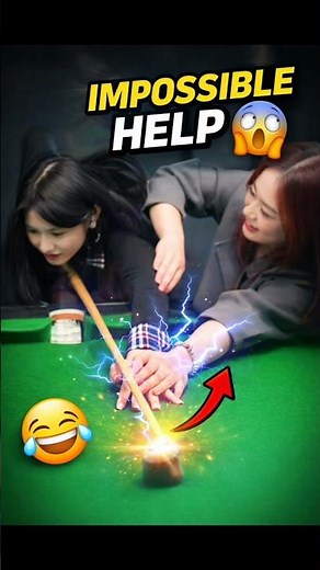 Impossible Pool Shot With Help 😱 | Crazy Trick Shot