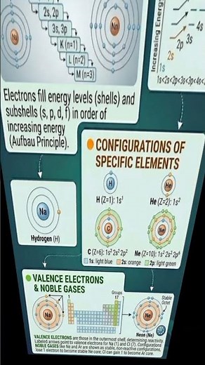Electron Configuration of H, He, C, Ne: Understanding the Buildup of Atomic Structure