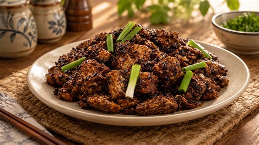 How to cook pork and tofu with tausi
