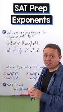 If You Add the Exponents Wrong, You Fail the SAT ❌