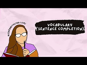 VOCABULARY | CSE 2025 - Sentence Completion