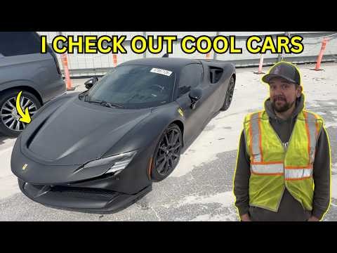 Mike Found a Wrecked 2022 Ferrari SF 90 Stradale & More!