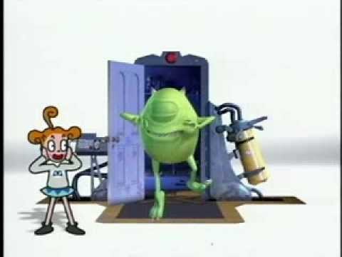 Ponkickies 21 Monsters Inc Lucky Door Game segments