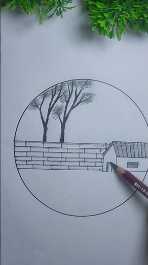 how to make a circle drawing for beginners very easy step by step #loveart #drowingtutorial #shorts
