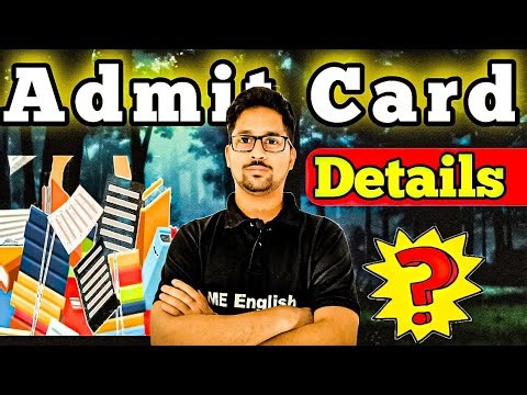 Admit card class 11 and 12 | First and second year admit card | Intermediate admit card | enrollment