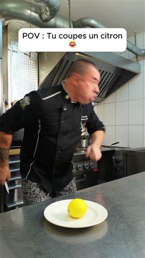 T’as déjà vu un citron attaquer un pizzaiolo ? 😭🍋