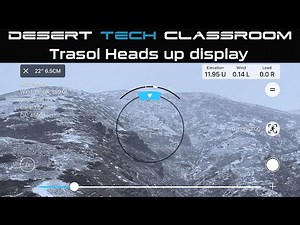 Trasol ballistic computer: heads up display