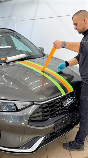 Ford Kuga Hood Stripes in 20 Minutes 🚗🛠️✨