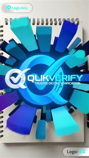 QLIKVERIFY Logo Design: Security + Trust + Innovation | Fintech Branding Case Study