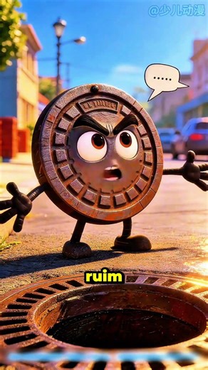 A tampa do bueiro me jogou no poço! 😱