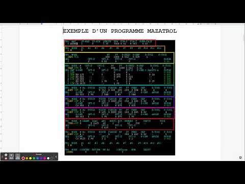 PRÉSENTATION D'UN PROGRAMME MAZATROL