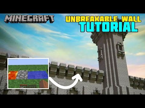 Unbreakable Wall in Minecraft—Complete Tutorial