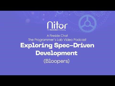 (Bloopers) Spec-Driven Development Explained | Programmers’ Lab with Vijay & Salil